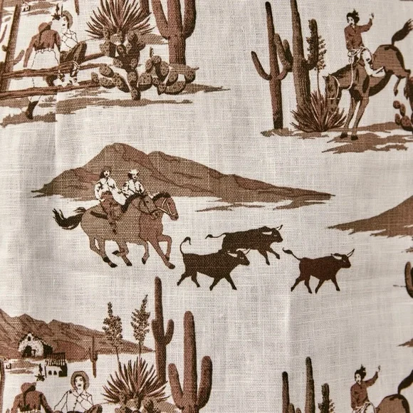 Reformation Roarke Linen Dress in Sonora - Picture 5 of 6